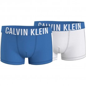 Боксерки Calvin klein B70B700405 boxers 2 units - Multicolor (Electric Aqua / Pvh White) боксерки,детско,бельо,calvin,klein,b70b700405,boxers,2,units,multicolor,(electric,aqua,pvh,white)