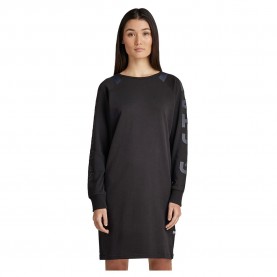 рокля,дамски,поли,и,рокли,g,star,sleeve,print,tweater,long,sleeve,dress,black