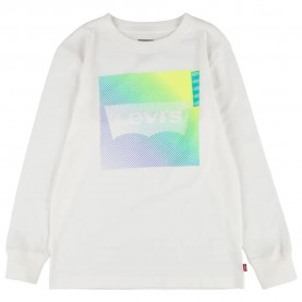 тениска,детски,тениски,levi´s,®,neon gradient logo,long,sleeve,t,shirt,white,(sugar,swizzle)