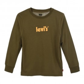 тениска,детски,тениски,levi´s,®,poster logo,long,sleeve,t,shirt,dark,olive,(green)