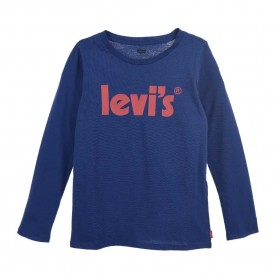тениска,детски,тениски,levi´s,®,poster logo,long,sleeve,t,shirt,twilight,blue,(purple)