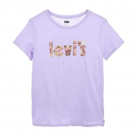 Тениска Levi´s ® Poster Logo short sleeve T-shirt - Purple (Pastel Lilac) тениска,мъжки,тениски,дамски,тениски,levi´s,®,poster logo,short,sleeve,t,shirt,purple,(pastel,lilac)