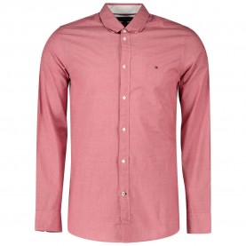 карирана,риза,мъжки,ризи,tommy,hilfiger,natural,soft,micro,check,long,sleeve,shirt,pink