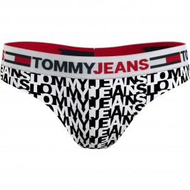 дамско,бельо,дамски,бикини,и,танкини,tommy,jeans,uw0uw03557,thong,white,(spell,out,black)