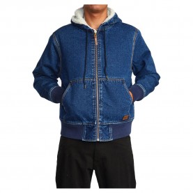 яке,мъжки,якета,rvca,chainmail,denim,jacket,blue
