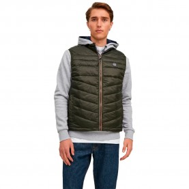 Елек Jack & jones Hero Bodywarmer Collar vest - Green (Rosin) елек,мъжки,жилетки,jack,&,jones,hero,bodywarmer,collar,vest,green,(rosin)