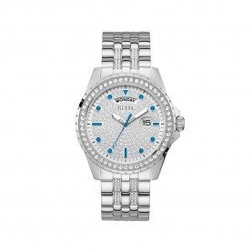 часовник,часовници,guess,comet,watch,silver