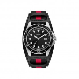 часовник,часовници,guess,gents,crew,watch,black