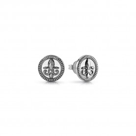 бижутерия,guess,knight,flower,jume01323jwast,earrings,silver
