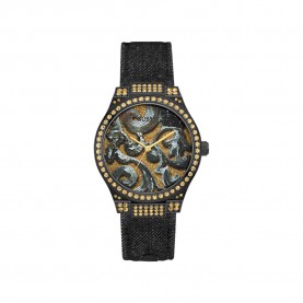 дамски,часовник,часовници,guess,ladies,baroque,watch,black