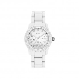 дамски,часовник,часовници,guess,ladies,funfetti,watch,white