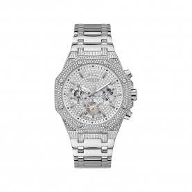 часовник,часовници,guess,momentum,watch,silver