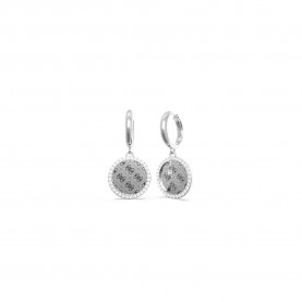 бижутерия,guess,round,harmony,jube01158jwrht,earrings,silver,(silver)