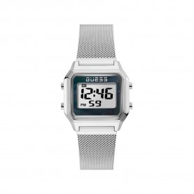 часовник,часовници,guess,zoom,watch,silver