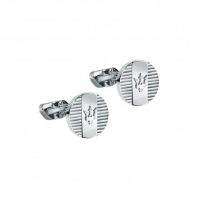 Maserati Steel cufflinks - Silver (Silver) бижутерия,maserati,steel,cufflinks,silver,(silver)