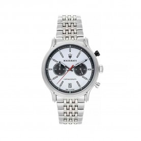 часовник,часовници,maserati,epoca,racing,42mm,watch,silver