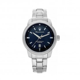 Часовник Maserati Successo 44 mm R8853121004 watch - Silver (Black) часовник,часовници,maserati,successo,44,mm,r8853121004,watch,silver,(black)