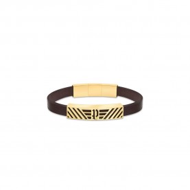 бижутерия,police,peagb2211703,bracelet,brown