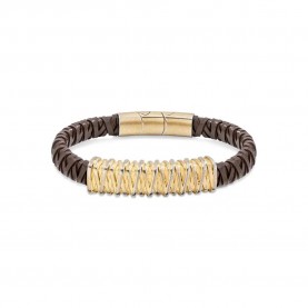 бижутерия,police,pejgb2112301,bracelet,brown,(brown)