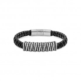 бижутерия,police,pejgb2112302,bracelet,black,(black)