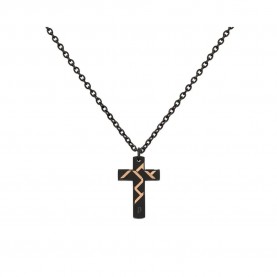 бижутерия,police,pj.26478psbr,necklace,black,(black)