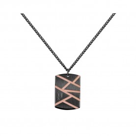 бижутерия,police,pj.26485psbr,necklace,black,(black)