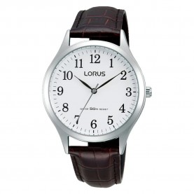 Часовник Lorus watches RRX25HX9 watch - Silver (Brown) часовник,часовници,lorus,watches,rrx25hx9,watch,silver,(brown)