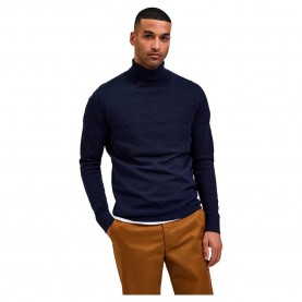 блуза,мъжки,пуловери,selected,maine,high,neck,sweater,blue,(dark,sapphire)