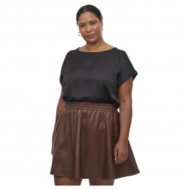тениска,дамски,тениски,vila,evoked,ellette,short,sleeve,v,neck,t,shirt,black,(black)