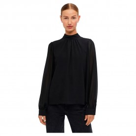 дамски,блузи,дамски,ризи,object,mila,long,sleeve,blouse,black