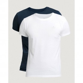 тениска,мъжки,тениски,gant,901002108109,short,sleeve,crew,neck,t,shirt,2,units,blue