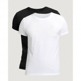 тениска,мъжки,тениски,gant,901002108111,short,sleeve,crew,neck,t,shirt,2,units,black