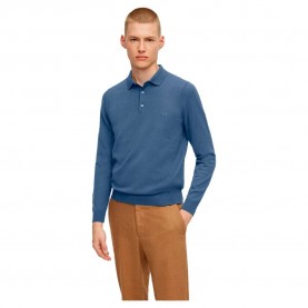 дамски,блузи,с,яка,мъжки,блузи,с,яка,boss,bono,long,sleeve,polo,blue,(black)