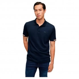 мъжки,блузи,с,яка,boss,parlay,short,sleeve,polo,black,(dark,blue)