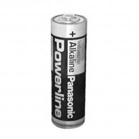 батерии,panasonic,powerline,aa,alkaline,battery,48,units,silver,(silver,black)