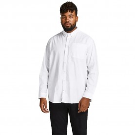 риза,с,дълъг,ръкав,мъжки,ризи,jack,&,jones,oxford,plus,size,long,sleeve,shirt,white,size,plus,fit,(white)