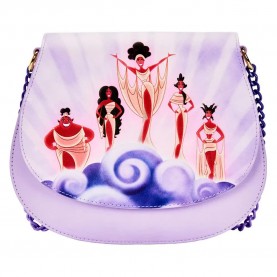 Чанта за през рамо Loungefly Hercules Clouds Of Muses shoulder bag - Purple (Purple) чанта,за,през,рамо,всички,чанти,loungefly,hercules,clouds,of,muses,shoulder,bag,purple,(purple)
