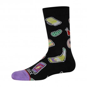 чорапи,мъжки,чорапи,saxx,underwear,whole,socks,sticker,snacks,black,(black)