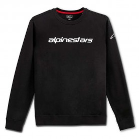 блуза,мъжки,пуловери,alpinestars,linear,crew,sweatshirt,black,(black,white)