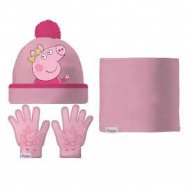 комплект,всички,шапки,safta,peppa,pig,cosy,corner,set,multicolor,(pink)