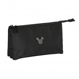 канцеларски,принадлежности,safta,triple,mickey,mouse,premium,pencil,case,black,(multicolor)