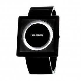 часовник,часовници,666barcelona,666,060,watch,black,(black)