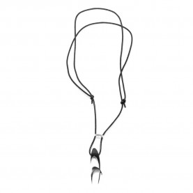 бижутерия,chronotech,1810080505,necklace,silver,(black)