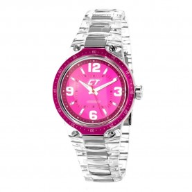 часовник,часовници,chronotech,cc7043m,08,watch,clear,(pink)