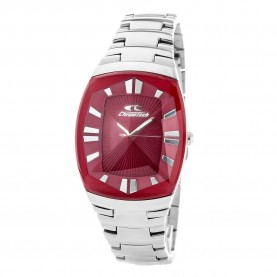 часовник,часовници,chronotech,ct7065l,27m,watch,silver,(red)