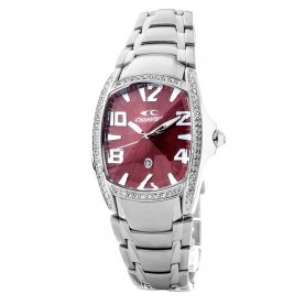 Часовник Chronotech CT7988LS-64M woman watch - Silver (Red) часовник,часовници,chronotech,ct7988ls,64m,woman,watch,silver,(red)