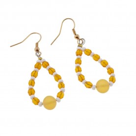 бижутерия,cristian,lay,494390,earrings,golden,(yellow)