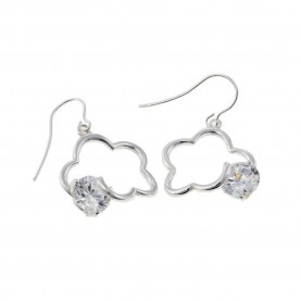 бижутерия,cristian,lay,546440,earrings,clear,(silver)