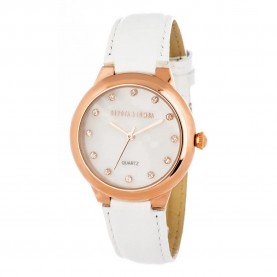 часовник,часовници,devota,&,lomba,watches,dl006wn,03whi,watch,golden,(white)