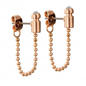 бижутерия,dkny,5520088,earrings,golden,(golden)